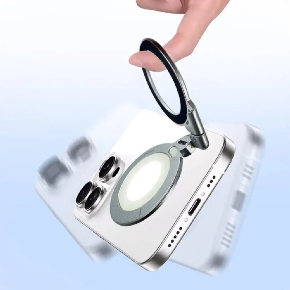 Zadsouk Foldable Magnetic Finger Ring Holder - Rotating Phone Stand