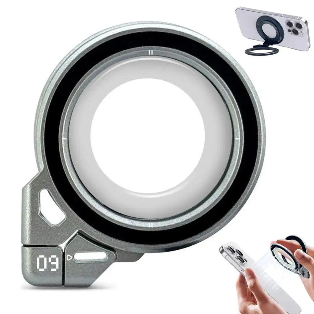 Zadsouk Foldable Magnetic Finger Ring Holder - Rotating Phone Stand