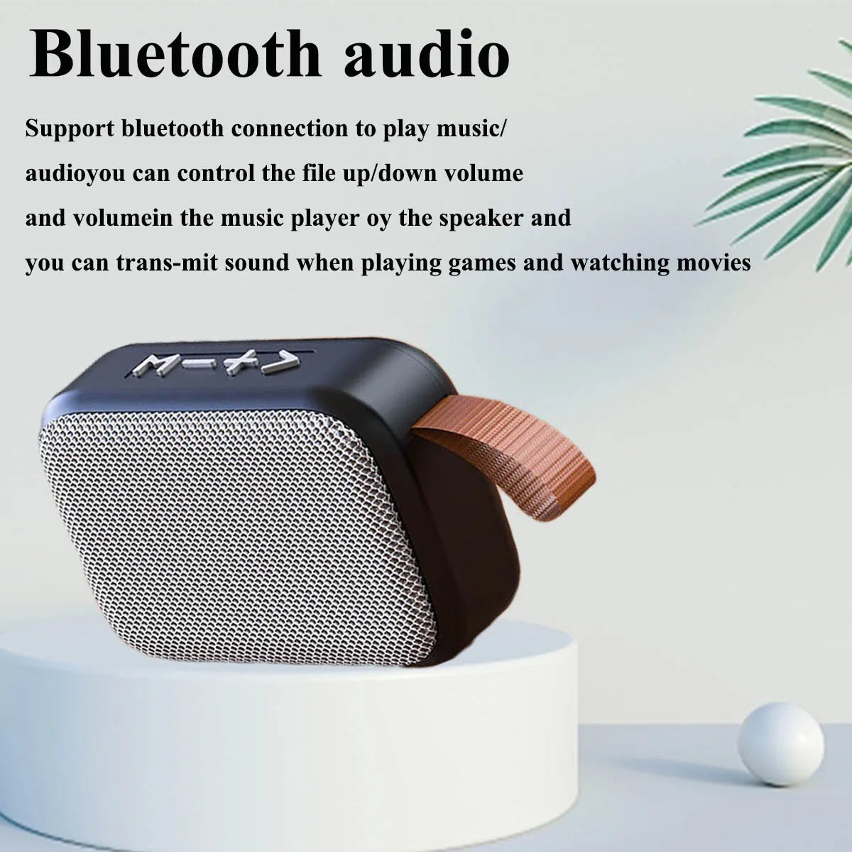Zadsouk Outdoor Bluetooth 5.0 Mini Speaker - 3D Stereo Surround Sound