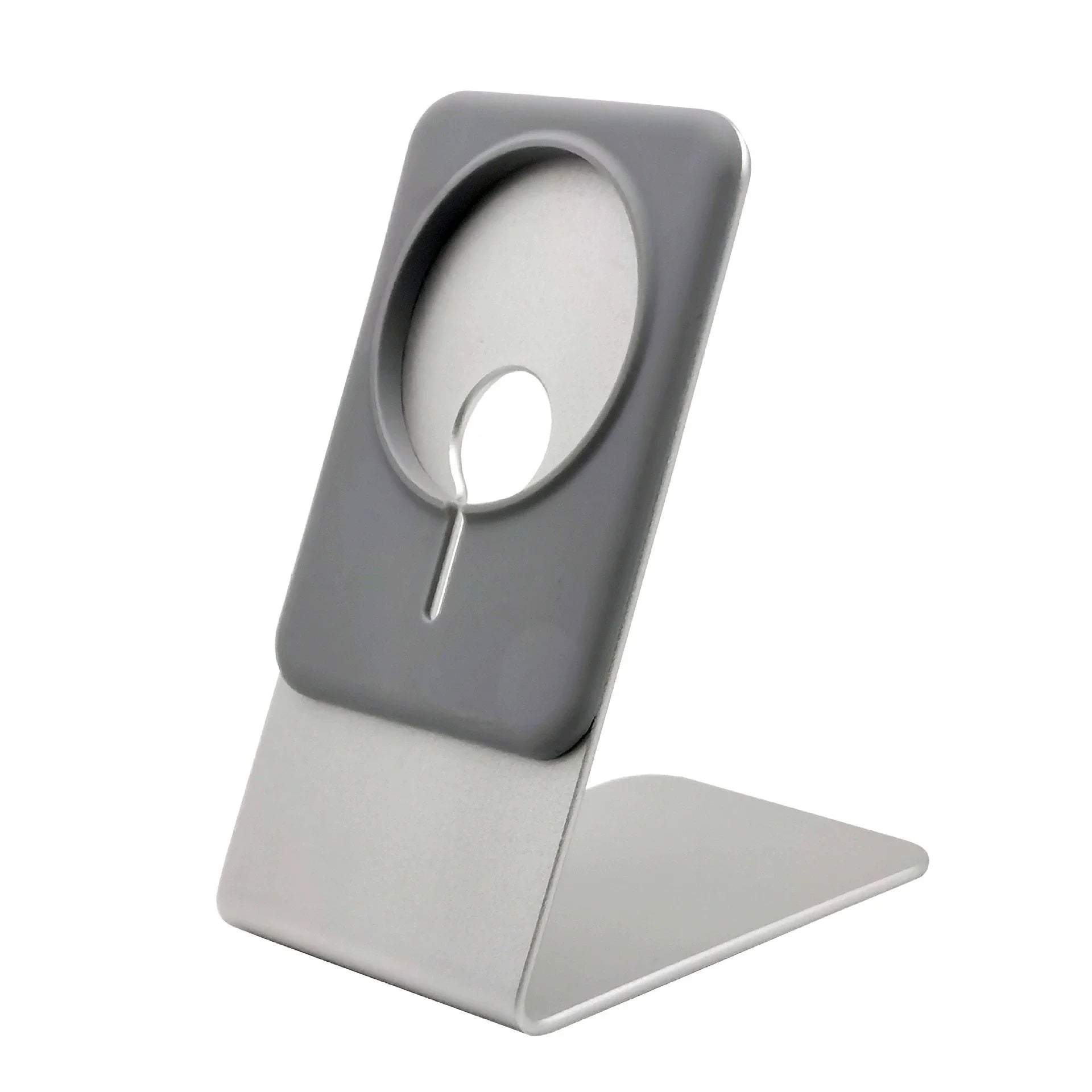 Desktop Mobile Phone Stand Aluminum Desk Holder Dock For Magsafe Charger For iPhone 16/15/14/13/12 Pro Max(Not Included Charger)