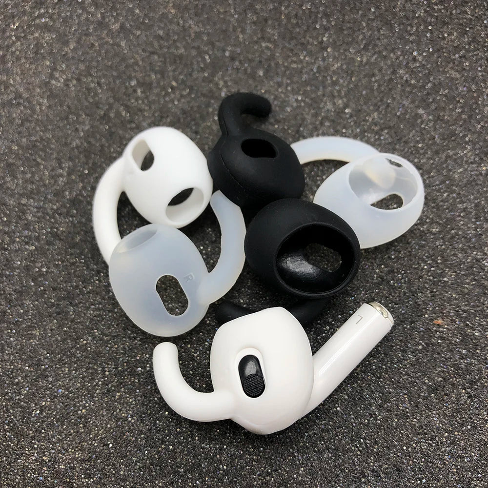 Silicone Anti Slip Ear Hooks For Air Pod Airpods Pro Anti Drop Earhook Holders Protector Cover Bluetooth Earphone Accessories
