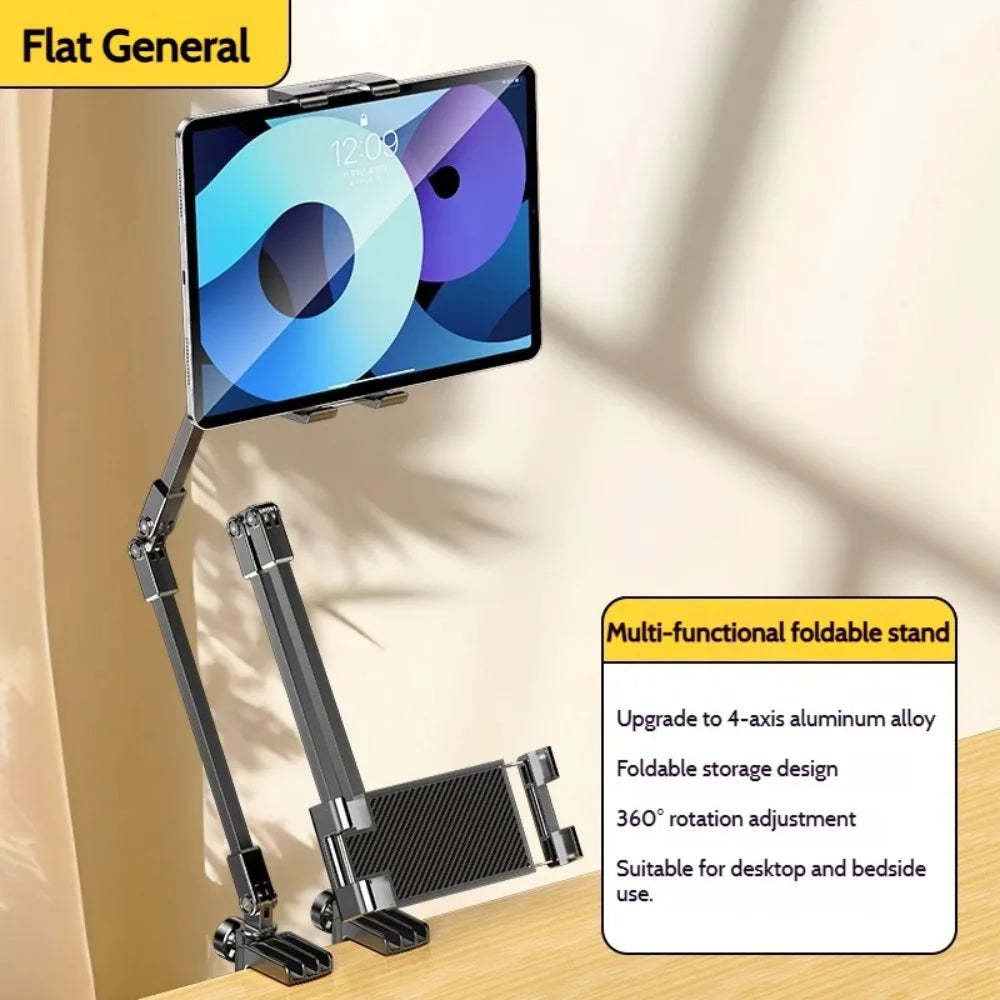 Zadsouk Adjustable Desk Clamp Phone & Tablet Stand – 360° Rotation Arm Mount