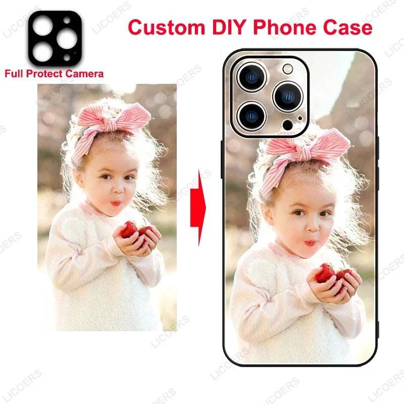 Zadsouk Custom Photo Print Phone Case - Personalized Picture Cover for iPhone