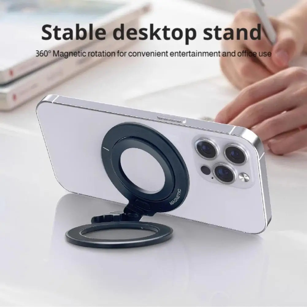 Zadsouk Foldable Magnetic Finger Ring Holder - Rotating Phone Stand