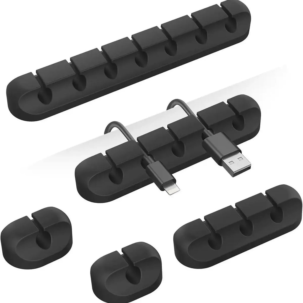 Zadsouk Adhesive Cable Clips - Desktop Cord & Wire Organizer