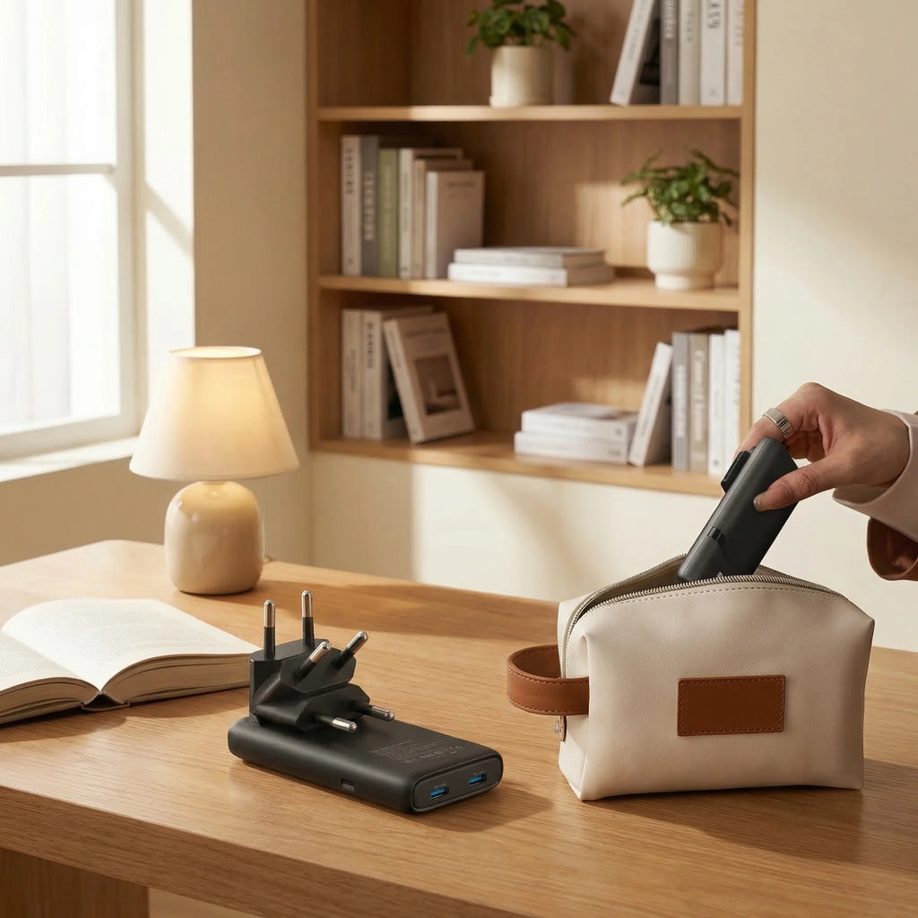 Zadsouk 65W GaN Foldable Wall Charger - USB-C Fast Charging