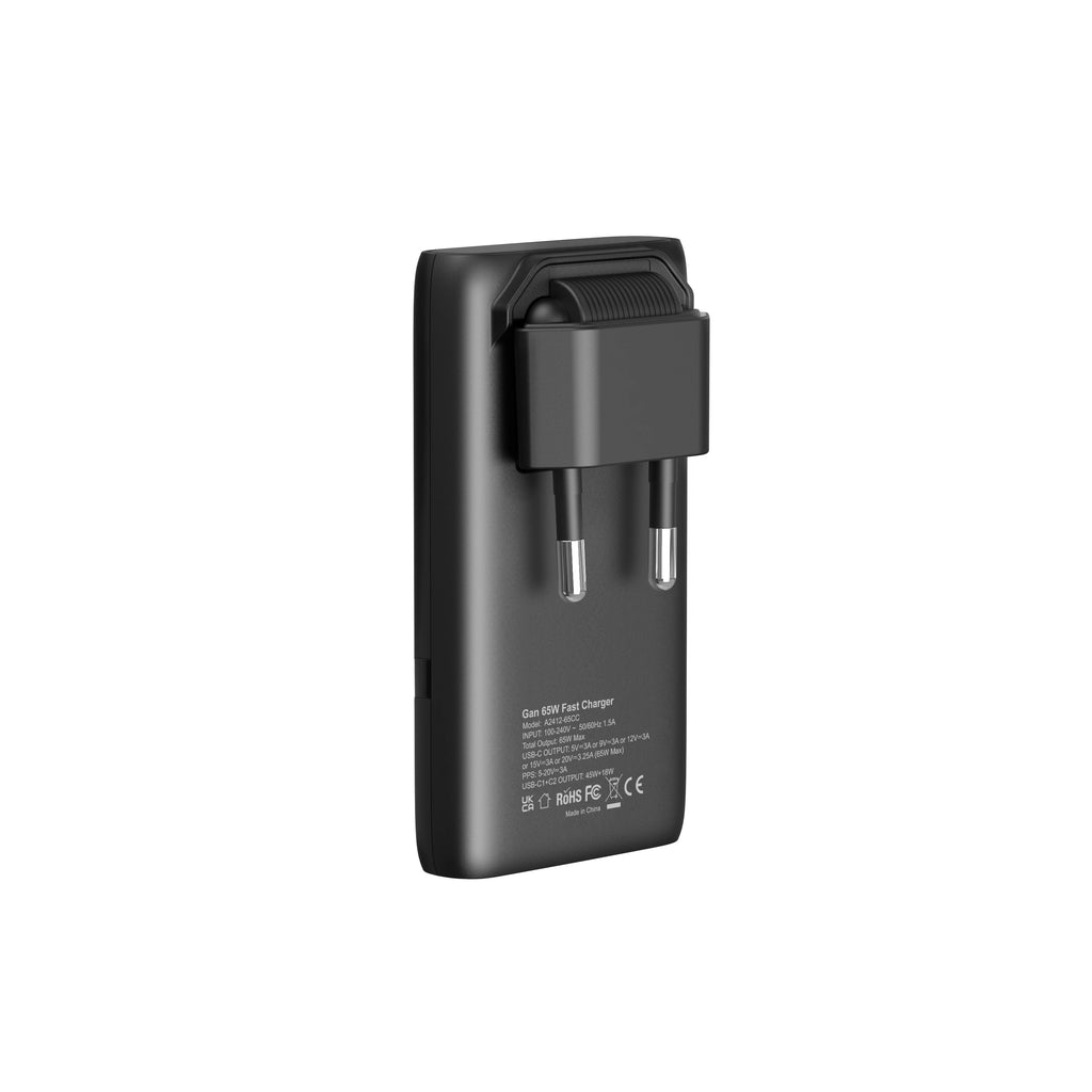 Zadsouk 65W GaN Foldable Wall Charger - USB-C Fast Charging