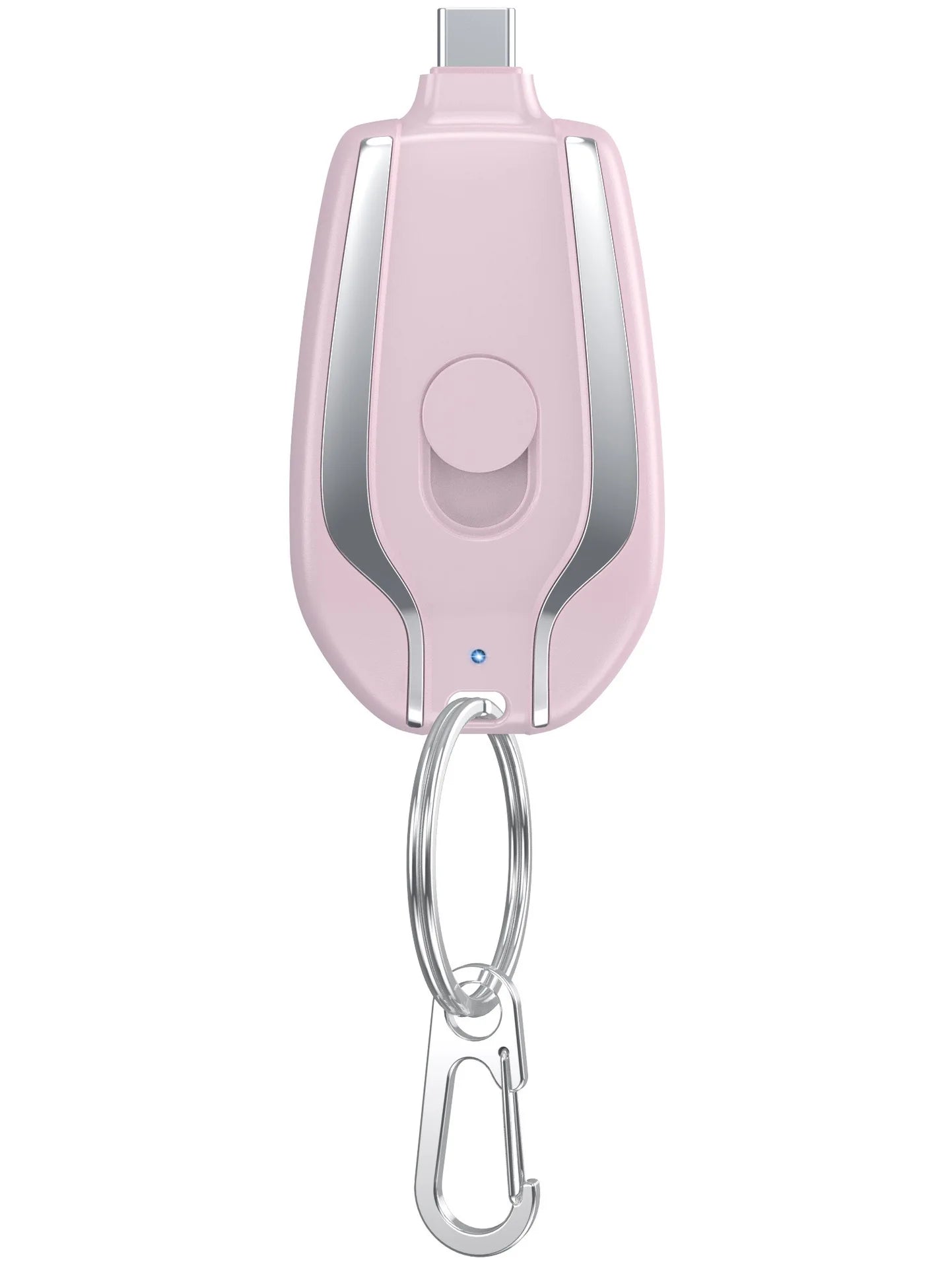 Zadsouk Mini Keychain Power Bank – Portable Emergency Charger for iPhone & Type-C