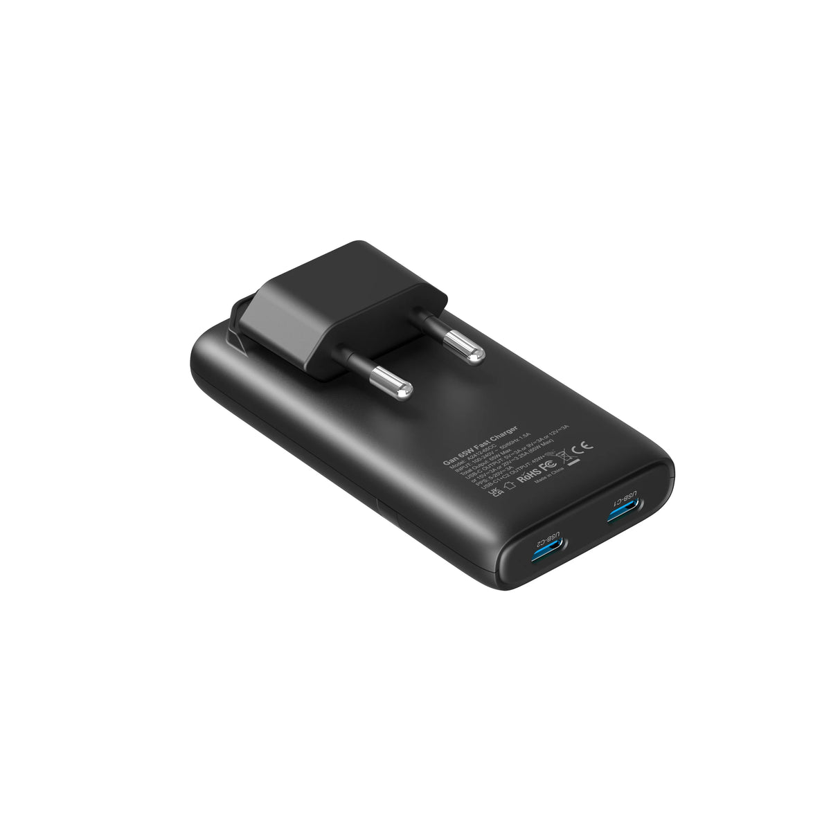 Zadsouk 65W GaN Foldable Wall Charger - USB-C Fast Charging