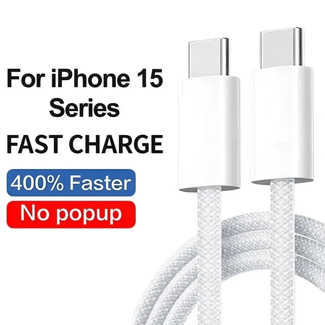 شاحن سريع PD 35 واط USB نوع C لهاتف ايفون 15 14 13 12 11 برو ماكس ميني بلس XR XS كابل بيانات الشحن وملحقاته