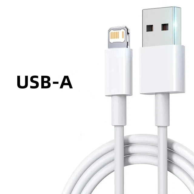شاحن سريع PD 35 واط USB نوع C لهاتف ايفون 15 14 13 12 11 برو ماكس ميني بلس XR XS كابل بيانات الشحن وملحقاته