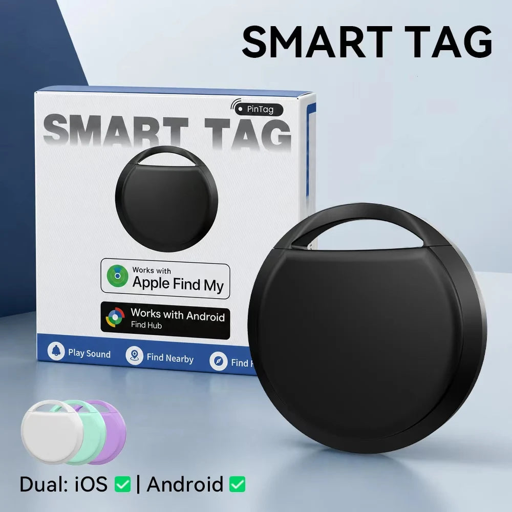 Zadsouk Smart Bluetooth Anti-Lost Tracker - Find My & Find Hub Compatible Tag