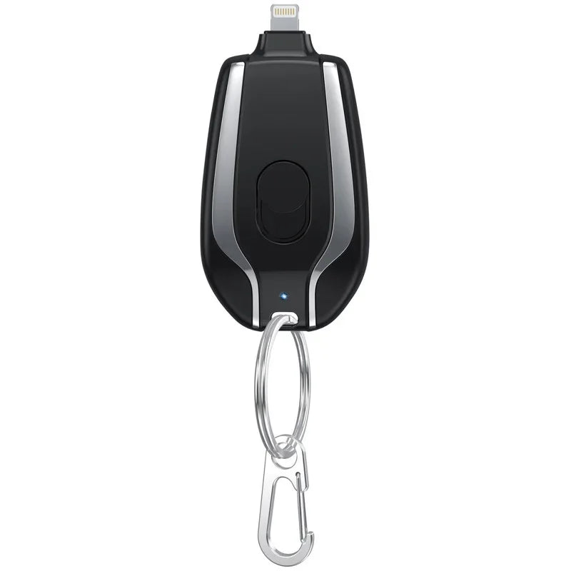 Zadsouk Mini Magnetic Power Bank Keychain - 2-in-1 Wireless Charger for Phone & Watch