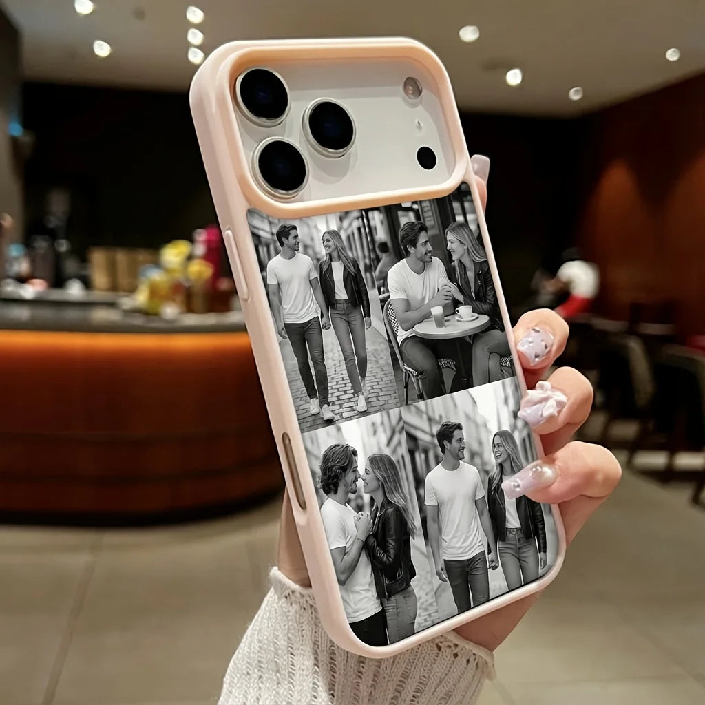 Zadsouk Custom Couples Photo Magnetic Phone Case - Personalized Picture Cover